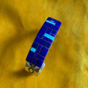 Navajo Lapis/Turquoise bracelet